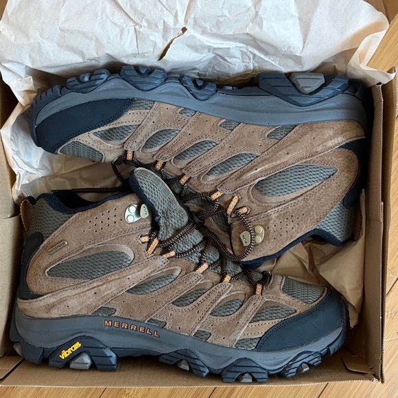 ✨$119✨NIB•Merrell Moab 3 Mid Waterproof Men's Boots | Size 12 - Picture 10 of 16